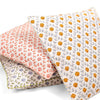 Seashell Blockprint Pillow Cover