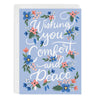 "Comfort and Peace" Sympathy Card