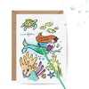 Paint With Water Card - Mermaid