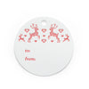 Letterpress Gift Tags- Reindeer