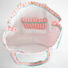 Monogrammed Expandable Tote- Mermaid