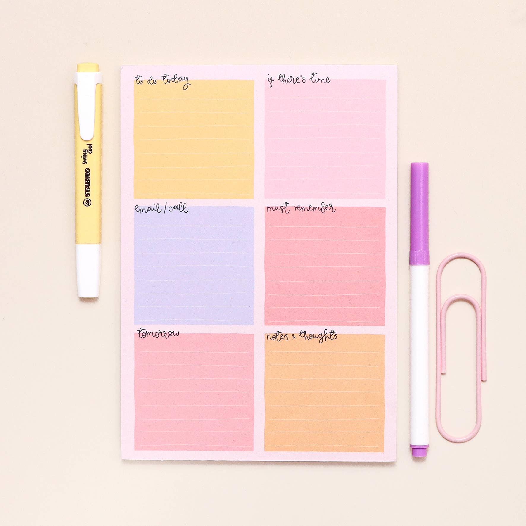 Daily Planner Notepad