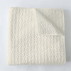 Monogrammed Ticking Stripe Baby Quilt