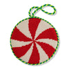 Needlepoint Ornament- Peppermint