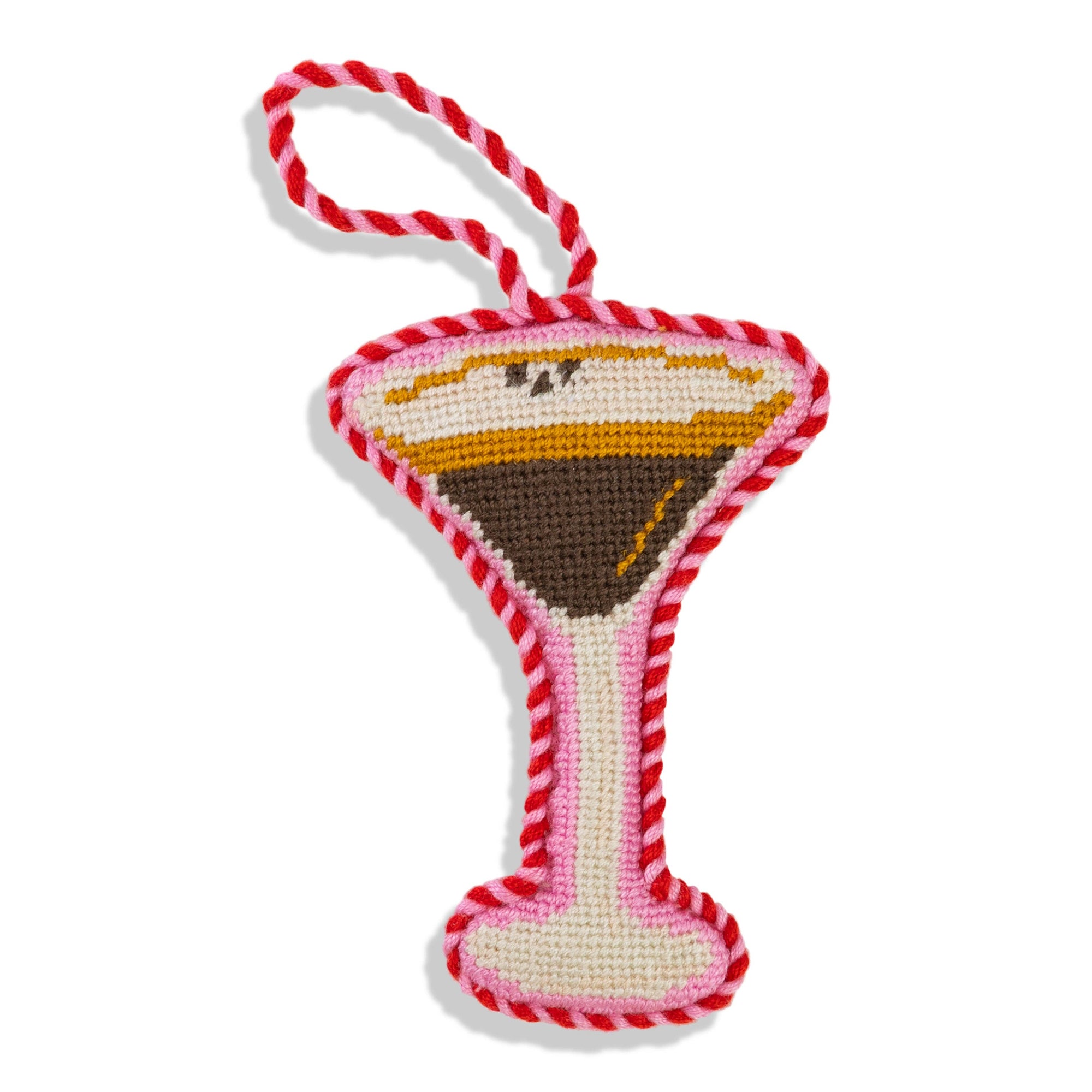 Needlepoint Ornament - Espresso Martini