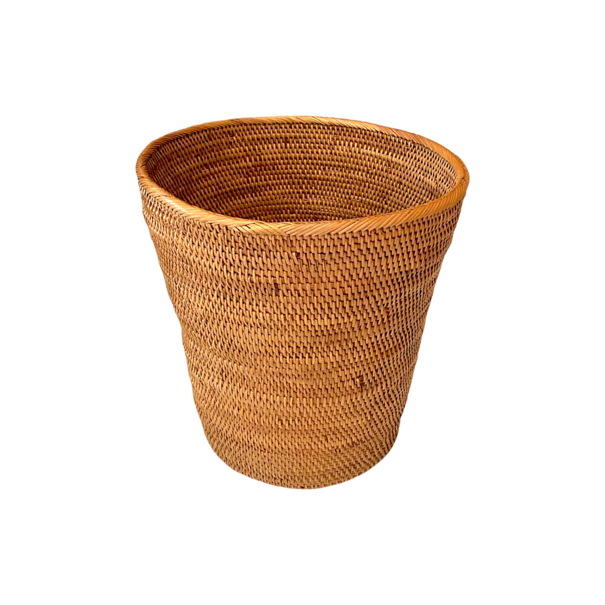 Rattan Wicker Waste Basket