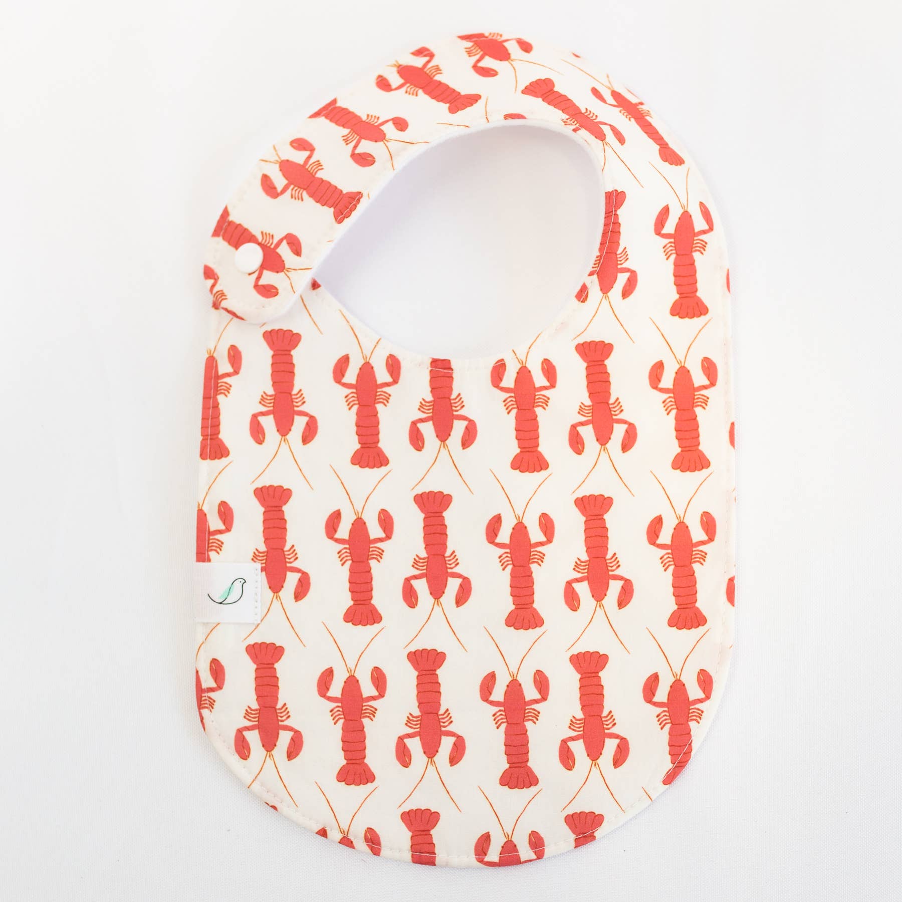 Charlie Snap Bib - Lobsters