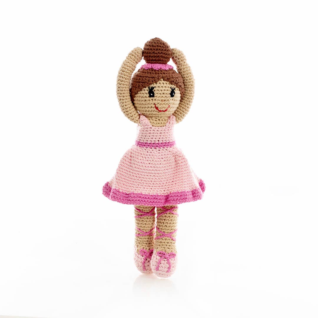 Knit Ballerina Doll- Pink