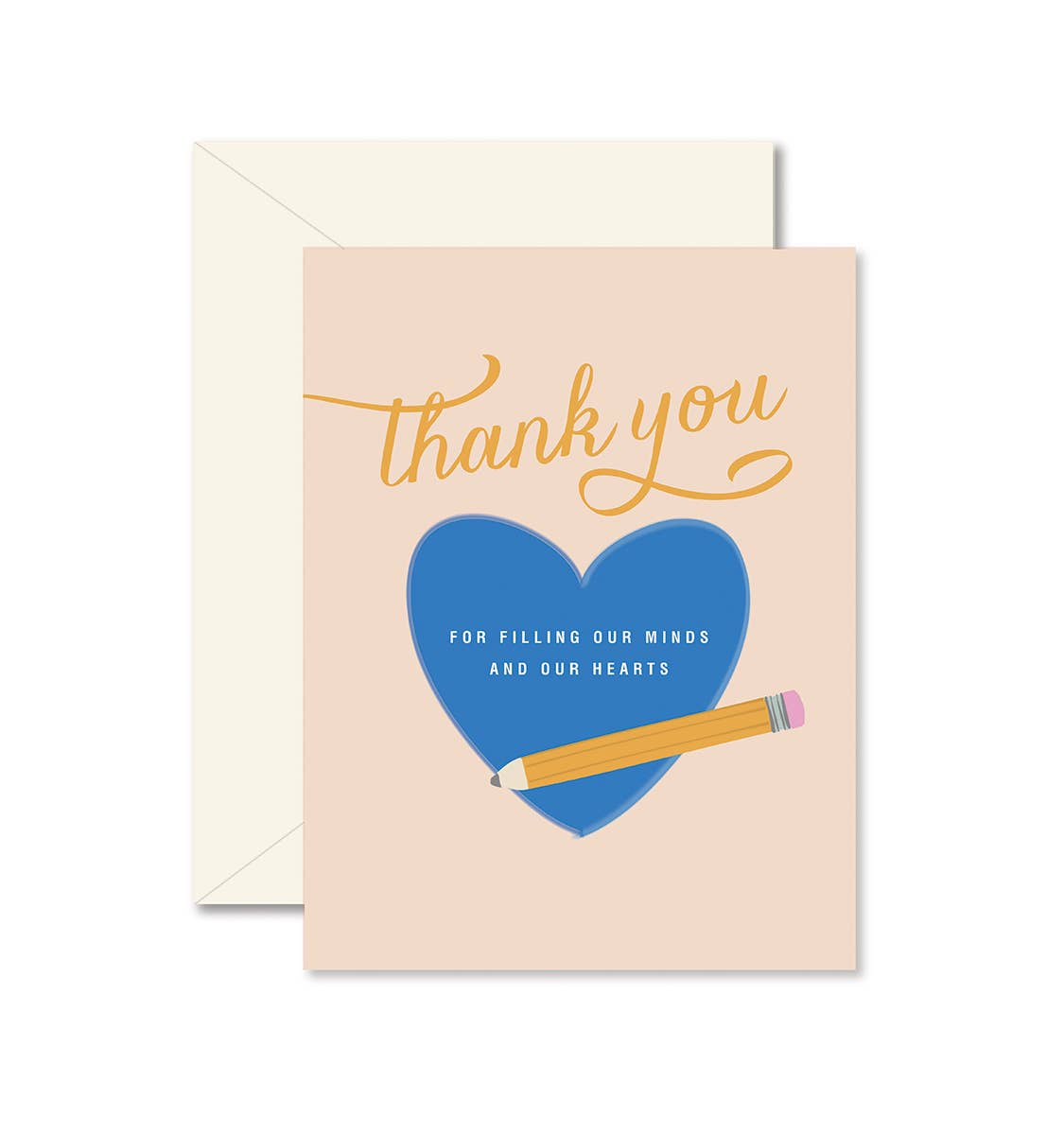 "Filling Our Hearts" Teacher Greeting Card