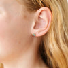 Blue Ombré Gem Earrings