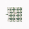 Organic Cotton Gingham Wine Bag