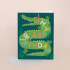 Gator Birthday Greeting Card