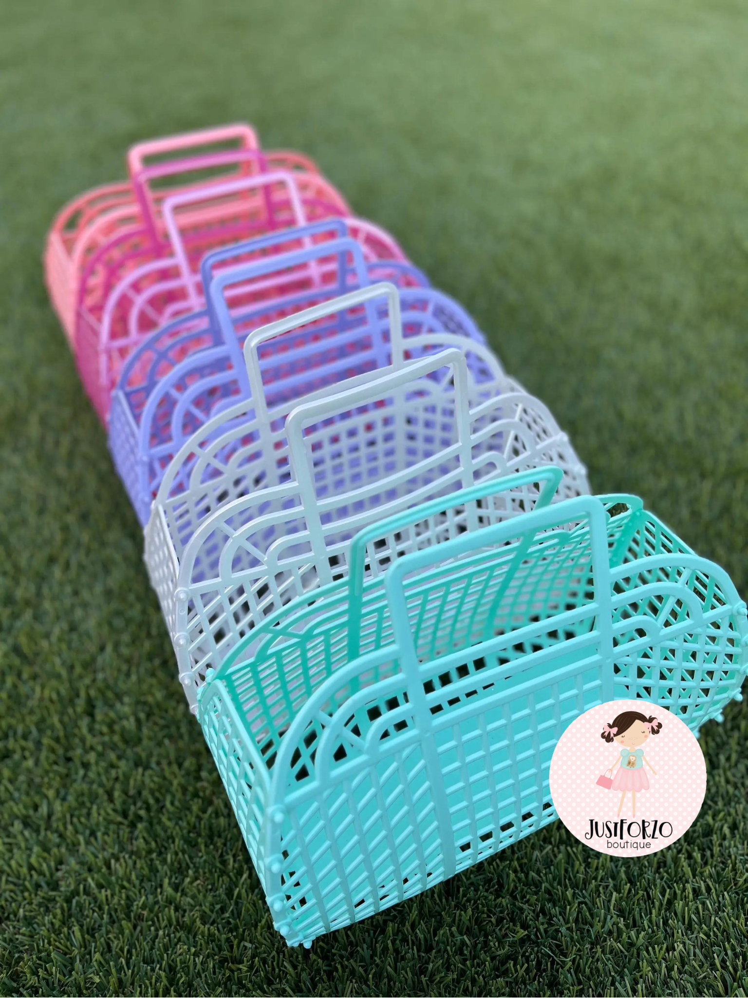 Large Retro Jelly Basket