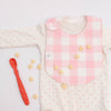 Charlie Snap Bib - Petal Gingham