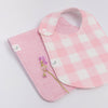 Charlie Snap Bib - Petal Gingham