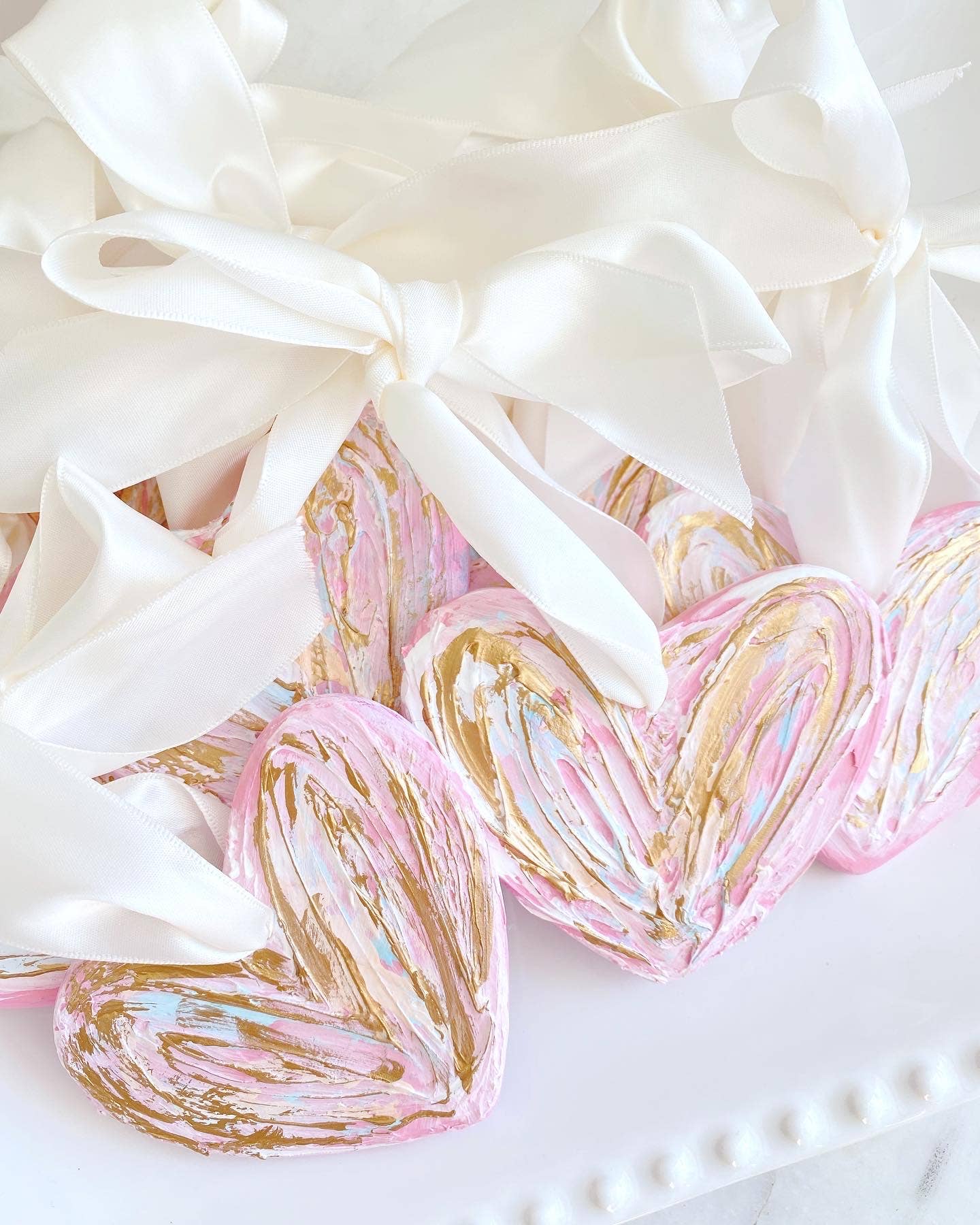 Ceramic Heart Charm/ Ornament