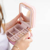 Pink Jewelry Travel Case