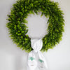 Embroidered Palm Tree Wreath Sash