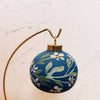Midnight Floral Hand Painted Ornament