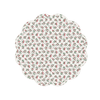 Ivory Floral Quilted Placemat