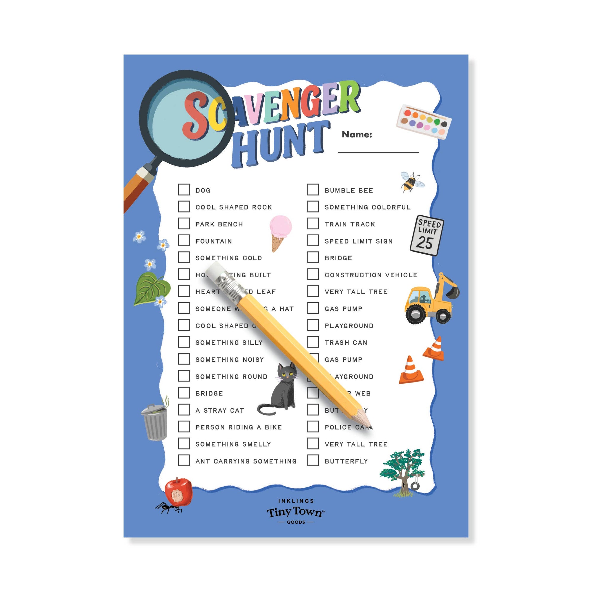 Scavenger Hunt Play Notepad