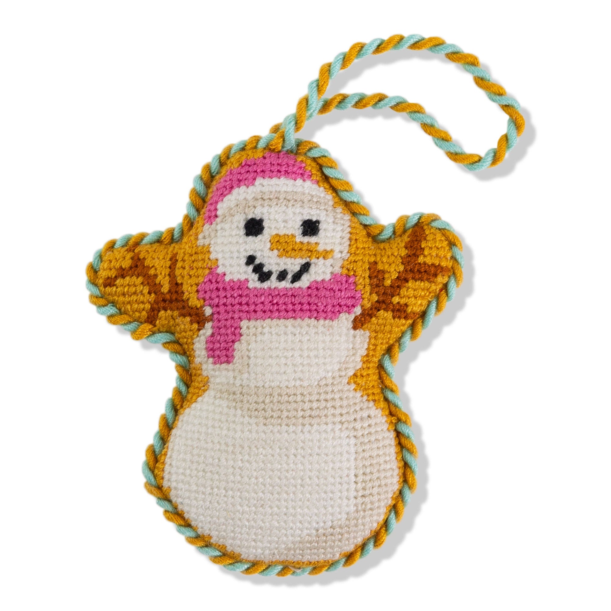 Needlepoint Ornament- Snowman