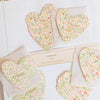 "Love You" Floral Heart Enclosure Card