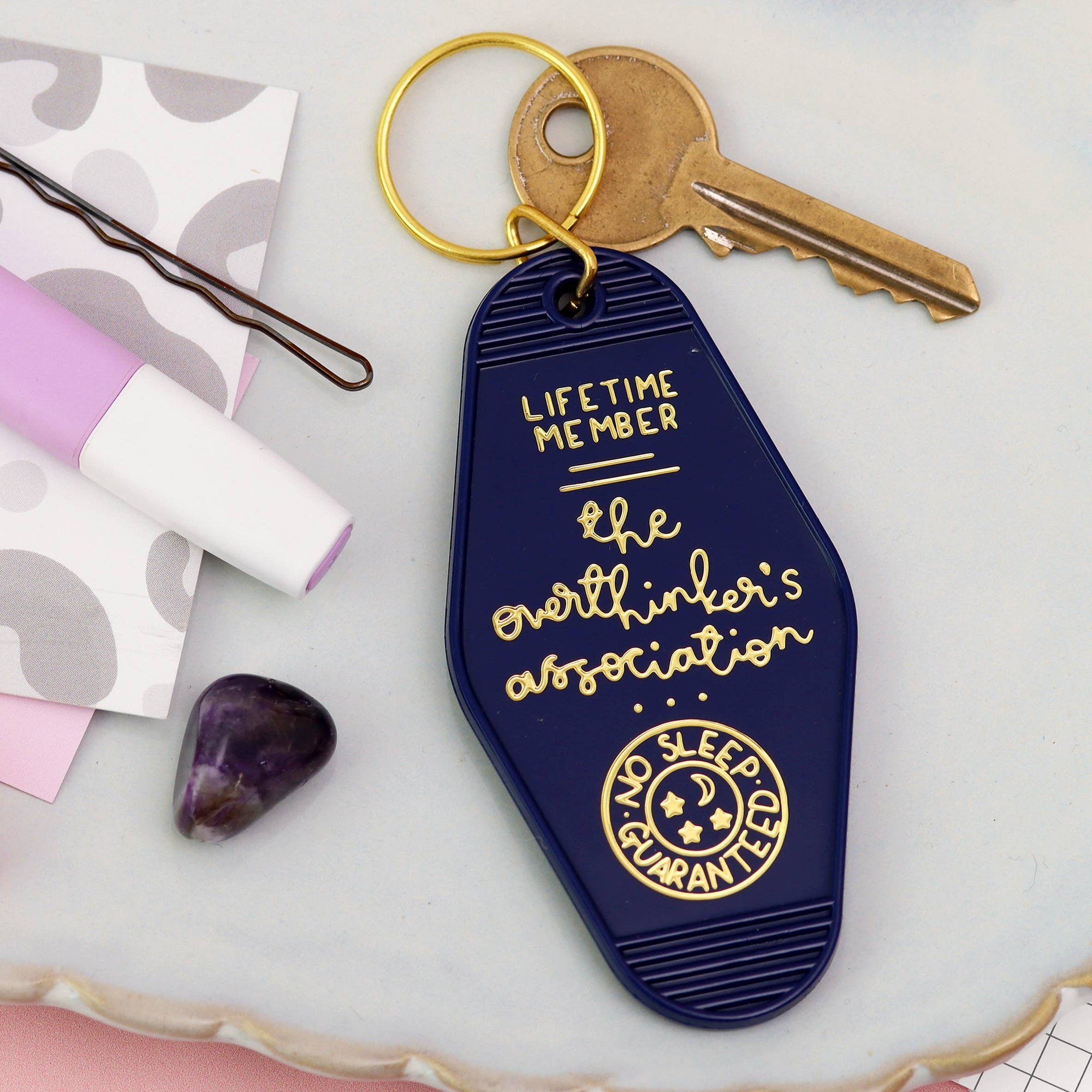 "The Overthinker's Association" Keyring