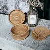 S/6 Rattan Woven Coasters