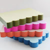 Scalloped Edge Notepad | Aqua + Blue Edge