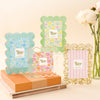Square Scalloped Acrylic Frame- Clear