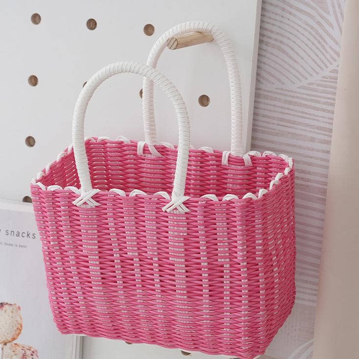 Woven PVC Beach Bag