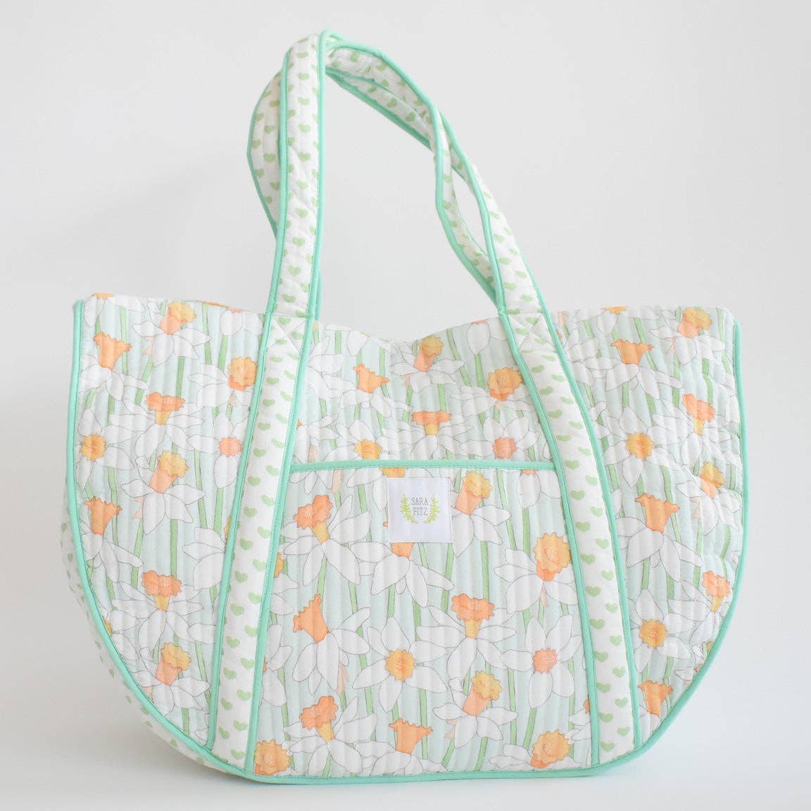 Monogrammed Expandable Tote- Daffy