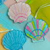 Pink Seashell Acrylic Ornament