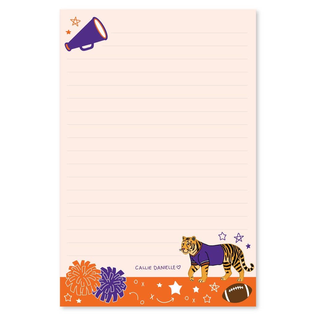Clemson Football Notepad