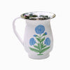 Blue Poppy Enamelware Pitcher