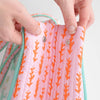 Monogrammed Expandable Tote- Mermaid
