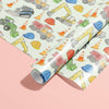 Construction Trucks Wrapping Paper (S/3 Sheets)