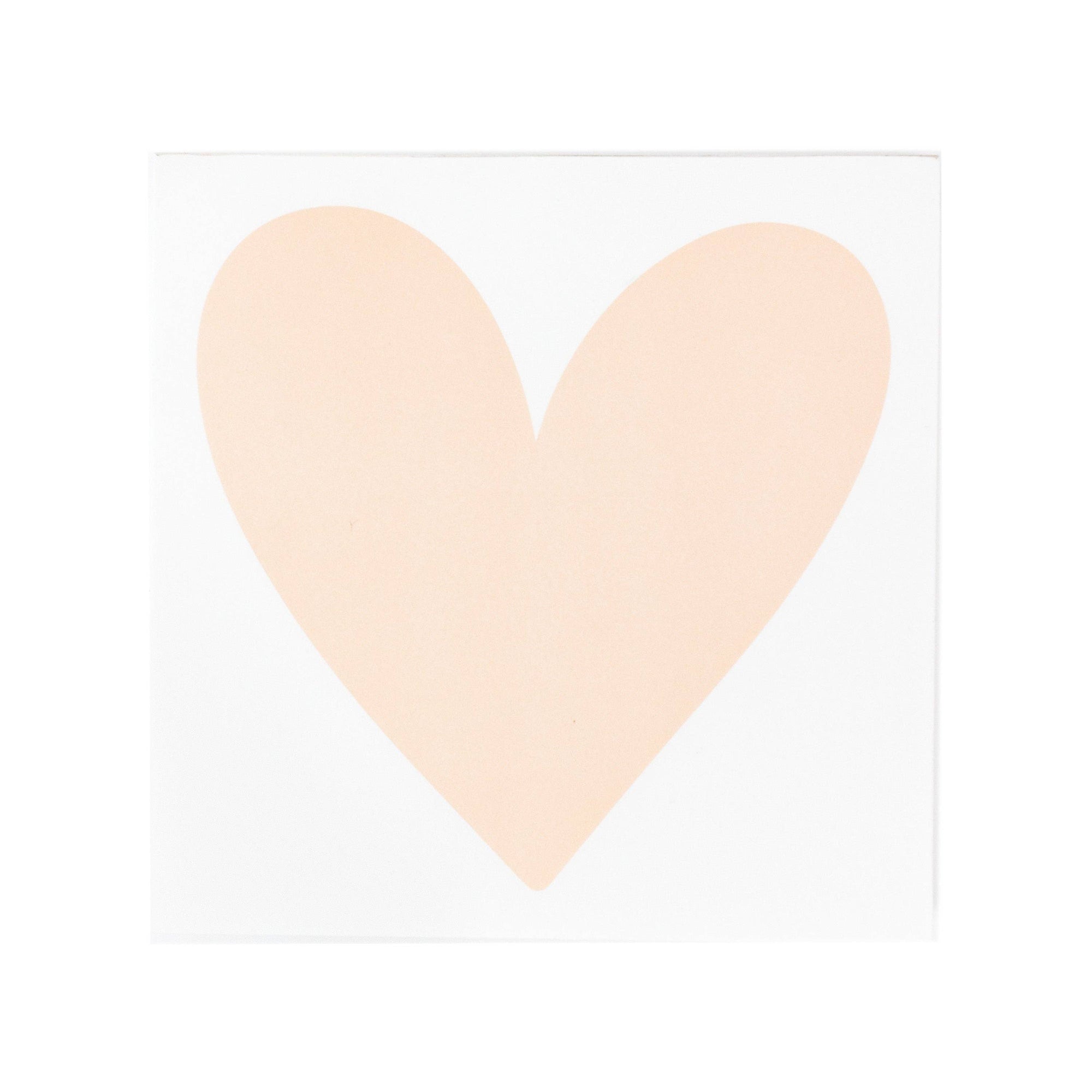 Pink Heart Notepad