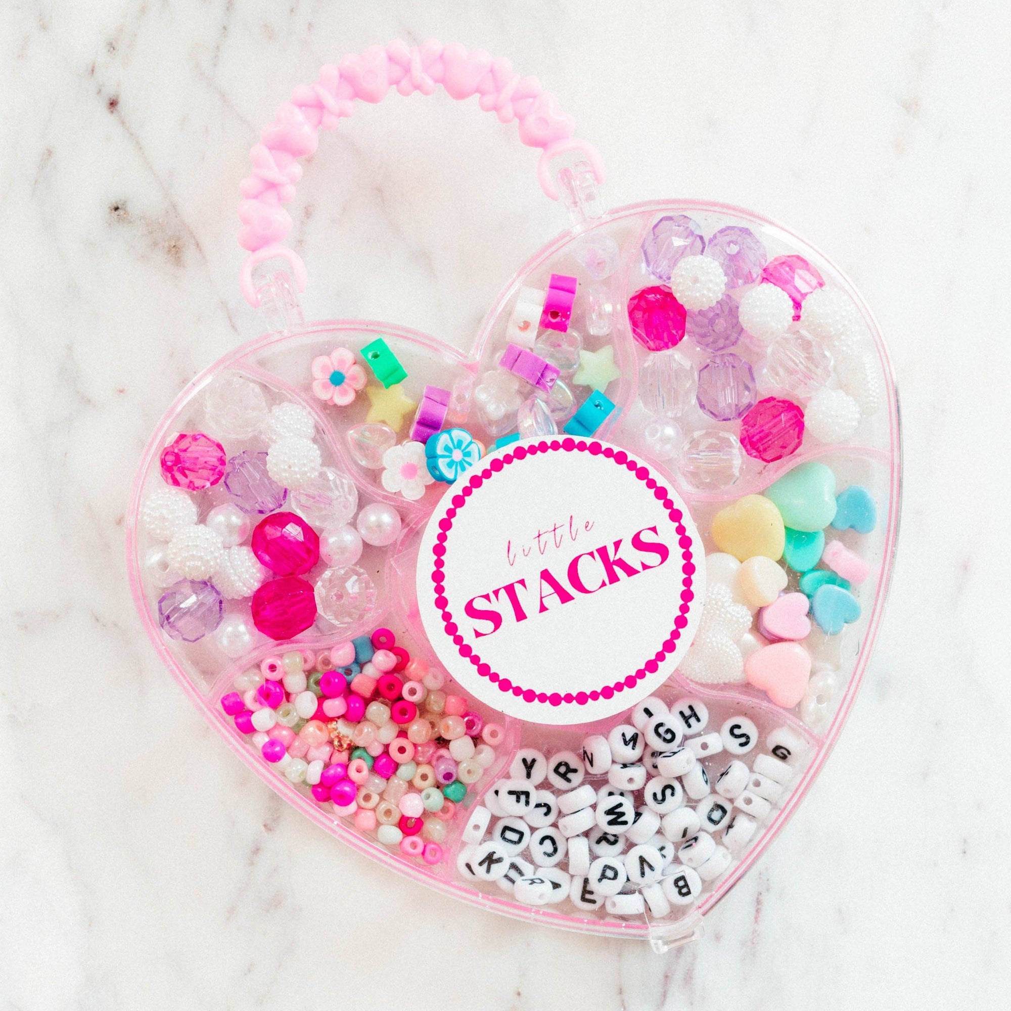 "Pretty in Pink" Heart Bead Kit