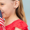 American Flag Earrings