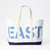 Large Canvas "East Coast" Tote Bag