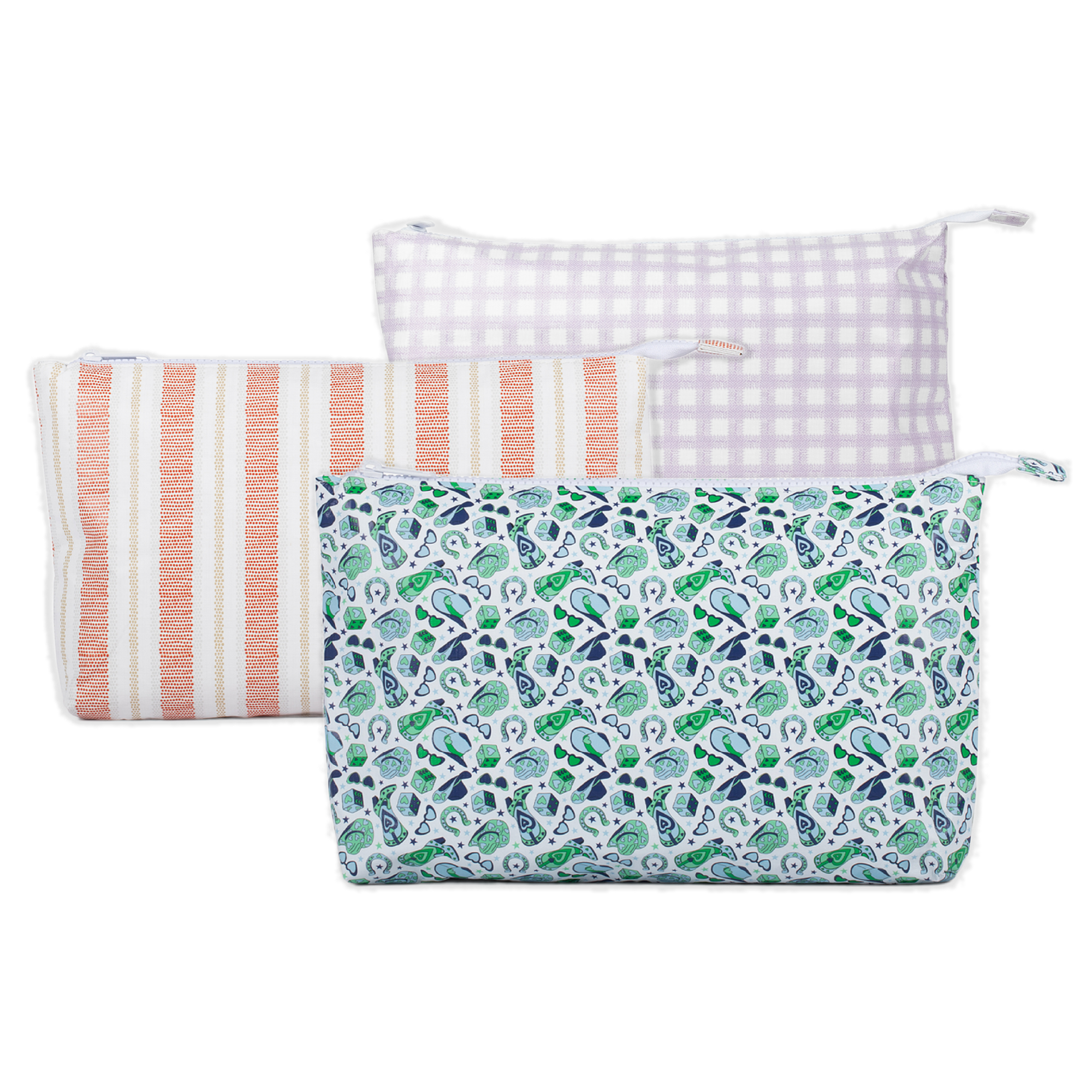 *Medium* Monogrammed Zipper Pouch