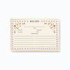 Mosaic Floral Recipe Cards
