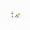 Blue Ombré Gem Earrings