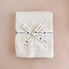 Organic Cotton Pique Blanket- Cream