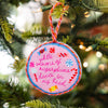 "Sugar Plums" Needlepoint Ornament