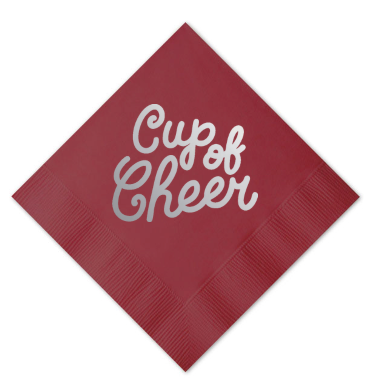 "Cup of Cheer" Paper Cocktail Napkin (S/20)