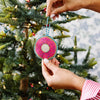 Needlepoint Ornament- Donut