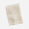 Organic Cotton Pique Blanket- Cream